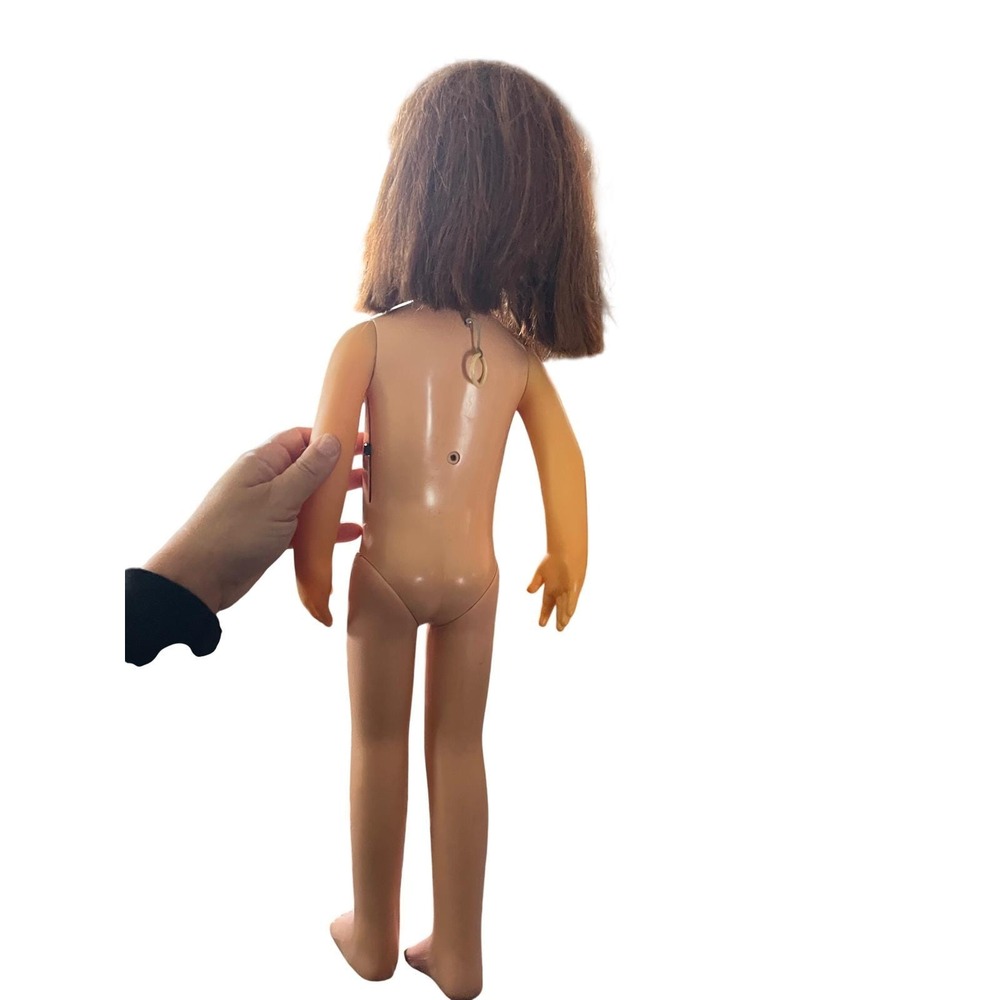 Vintage 1960s Mattel Charmin Chatty‎ Cathy Doll Americana Outfit Brown Hair 20in - Picture 10 of 10